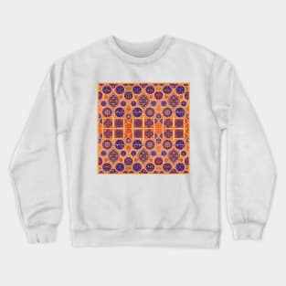 Polychromatic Ornamental Design 1869 Albert Charles Auguste Racinet Crewneck Sweatshirt